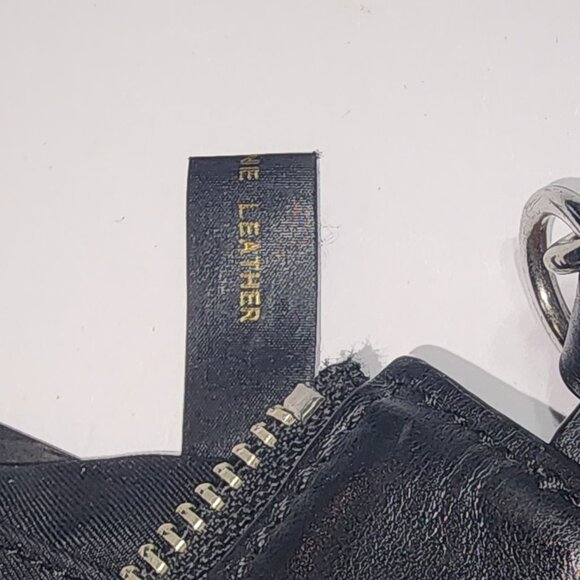 Rebecca Minkoff Black Genuine Leather Crossbody Purse Adjustable Strap - Picture 9 of 9